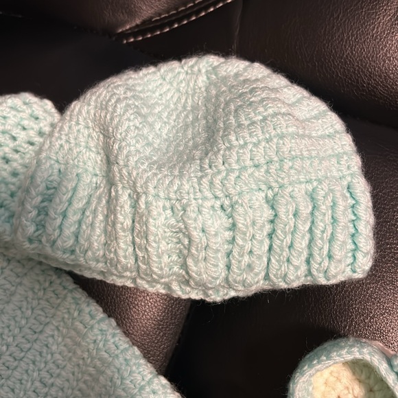Crochet newborn outfit- frog - Picture 7 of 7